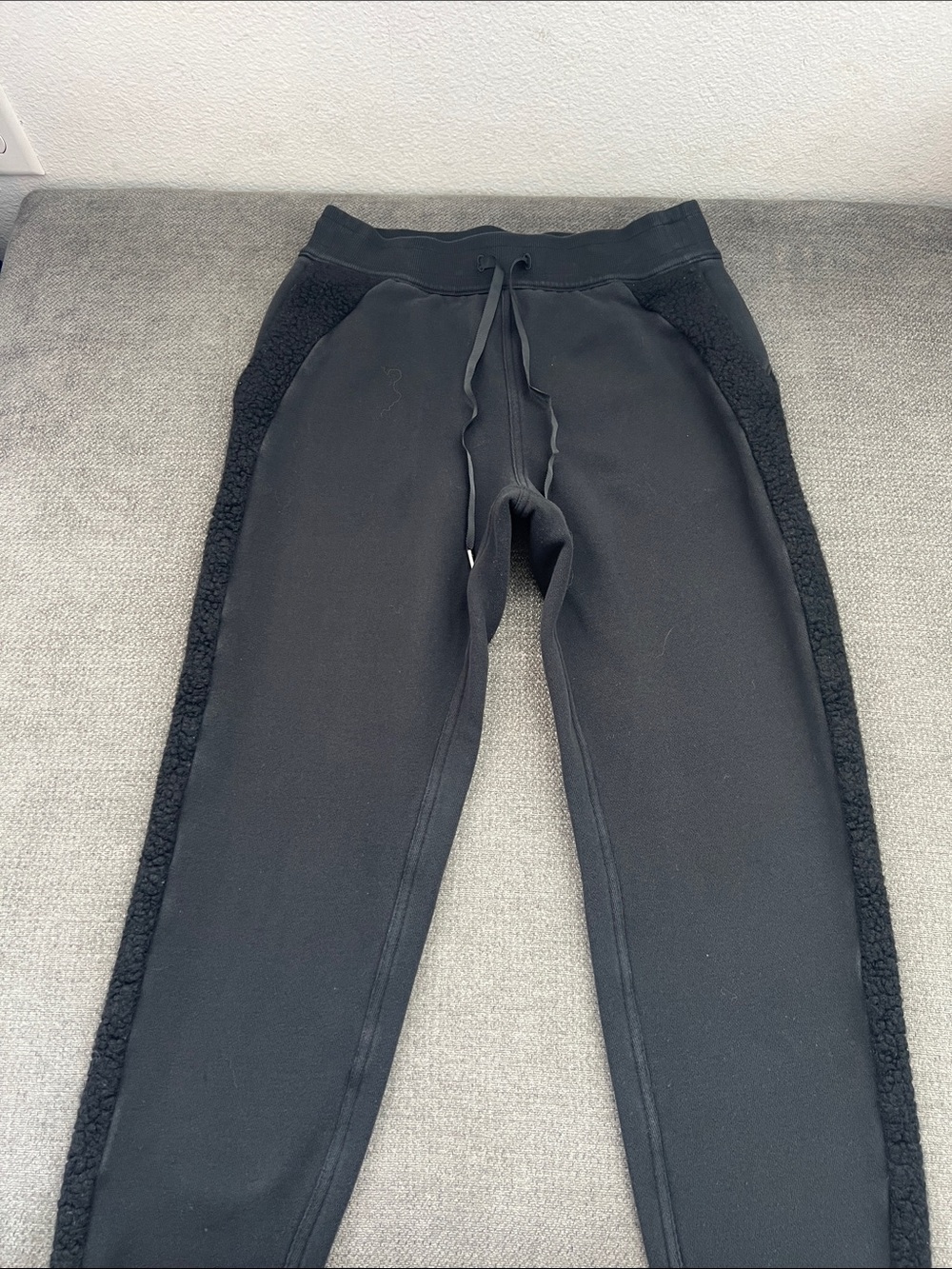 lululemon athletica Black Fleece-Trim Joggers